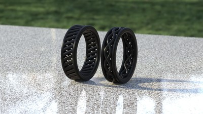 Rune Labs is Using State-of-the-Art Additive Manufacturing to Create Wedding Bands that are Stronger than Silicone, More Flexible than Metal, and Uniquely Designed to Maximize Airflow. Pre-orders available at runebands.com.