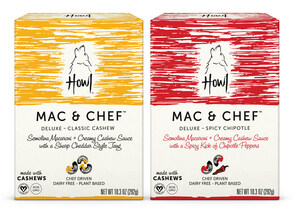 Howl Launches Mac &amp; Chef, a Cashew-Based Mac and Cheese, Nationwide at Whole Foods Market