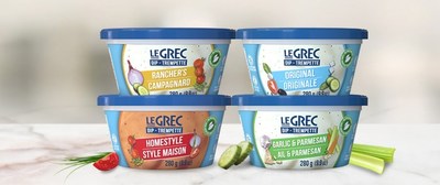 Aliments Morehouse recently launched Le Grec dips (CNW Group/Fonds de solidarit FTQ)