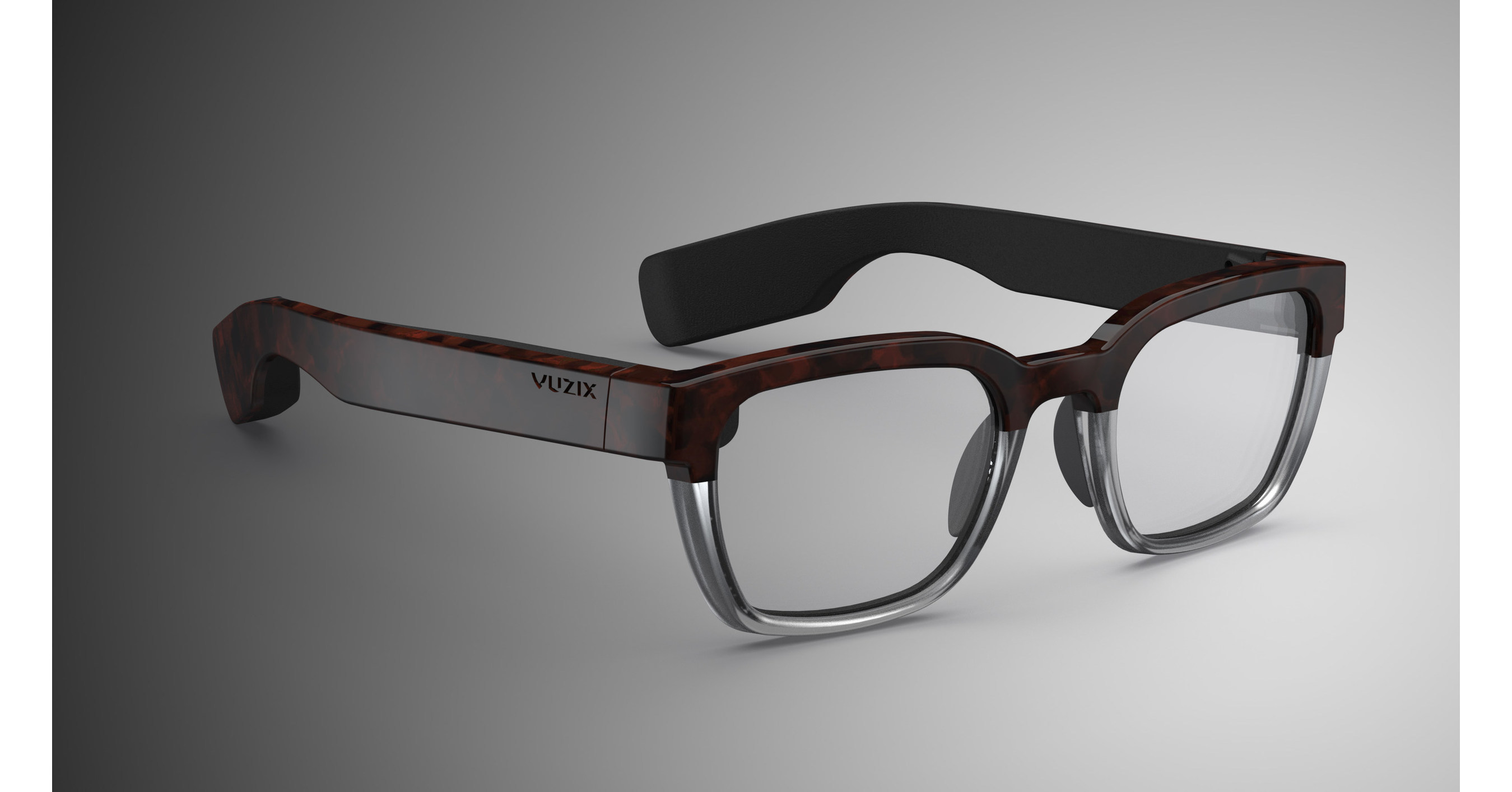 Fully self-contained wireless AR smart glasses