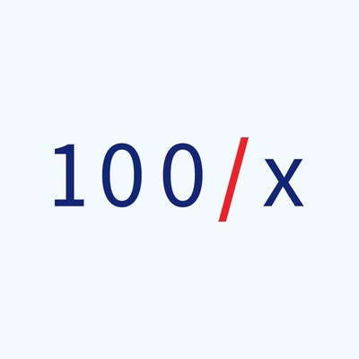 100x logo
