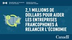 Diversification de l'économie de l'Ouest Canada collabore avec les organisations francophones pour la réouverture de notre économie