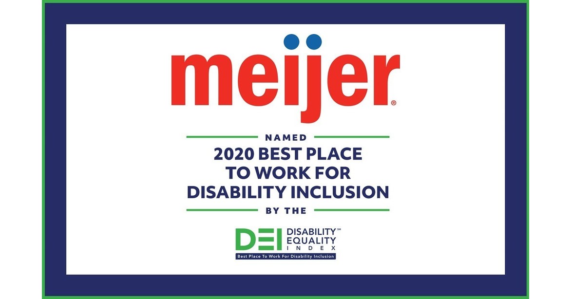 Meijer Named a Best Place to Work for Disability Inclusion - Jul 15, 2020