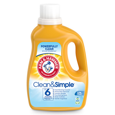 ARM & HAMMER™ Launches Clean & Simple™ Laundry Detergent, Specially