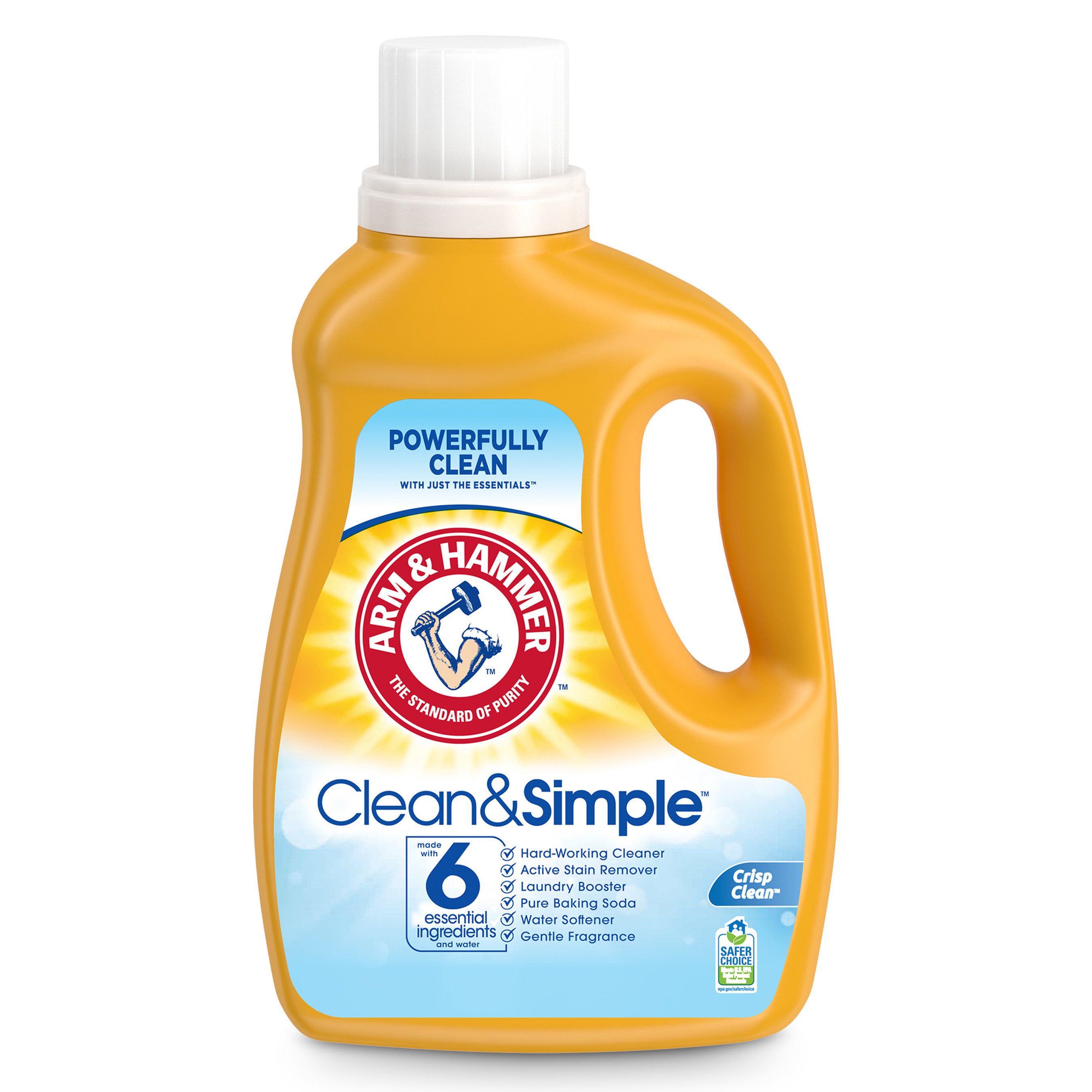 Arm Hammer Launches Clean Simple Laundry Detergent Specially Formulated To Provide A Powerful Clean With 6 Essential Ingredients