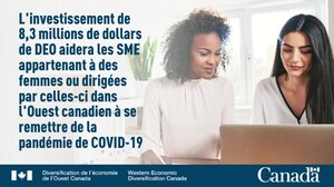 Diversification de l'économie de l'Ouest Canada soutient les entreprises détenues par des femmes dans l'Ouest canadien