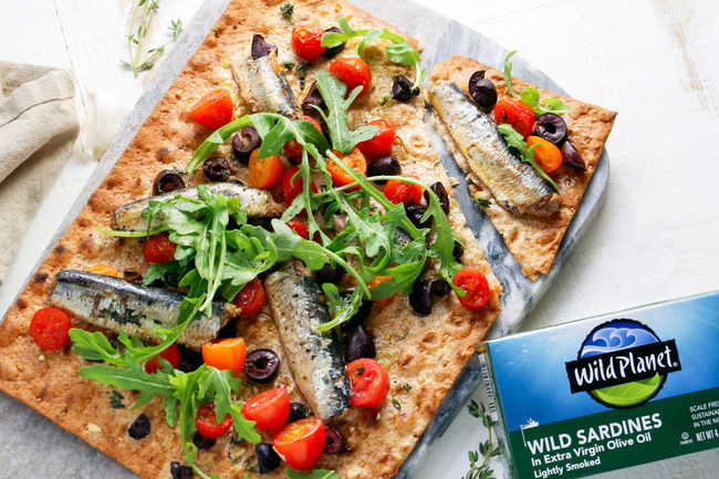 Wild Planet promotes eating small and abundant forage fish, which helps maintain a balanced marine ecosystem, offers numerous nutritional benefits, decreases the carbon footprint associated with the production of fish meal, and supports local fishermen. Sardines are an easy addition to salads, sandwiches, flatbreads, pasta dishes, and so much more!