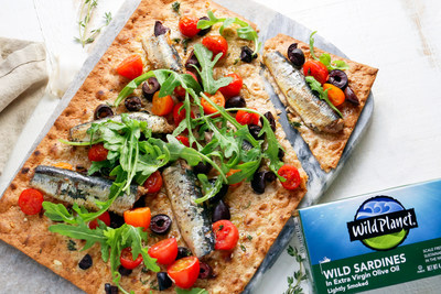 Wild Planet promotes eating small and abundant forage fish, which helps maintain a balanced marine ecosystem, offers numerous nutritional benefits, decreases the carbon footprint associated with the production of fish meal, and supports local fishermen. Sardines are an easy addition to salads, sandwiches, flatbreads, pasta dishes, and so much more!