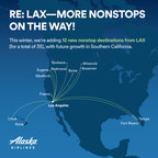 Alaska Airlines adds 12 new destinations in 2020 from LAX