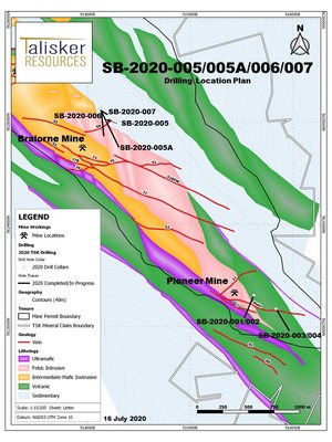 Map 1 (CNW Group/Talisker Resources Ltd)