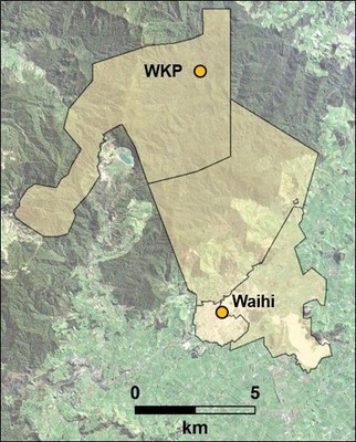 Figure 1 – Waihi District Overview (CNW Group/OceanaGold Corporation)