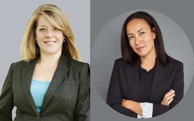 Left to right: Rachel Saunders, Kimberly Island-Johnson