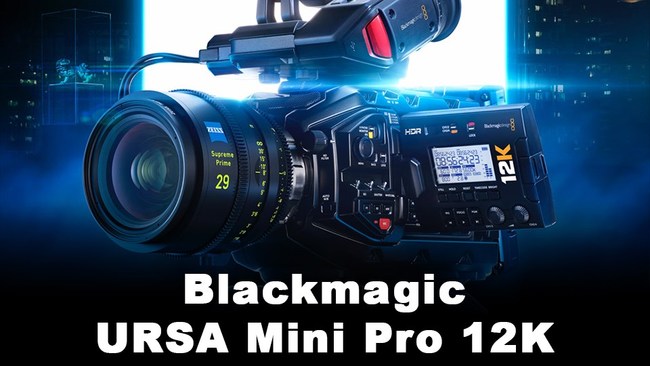 Blackmagic 12K Camera URSA Mini Pro