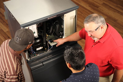 Ancora Education is offering a free online HVAC class to help technicians in fighting the spread of COVID-19 (photo 2019).