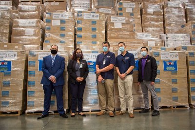 Inland Empire Health Plan (IEHP) secured, packaged, and coordinated donations of more than 2.4 million units of PPE during the COVID-19 pandemic.