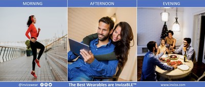No matter the time of day or what you are wearing your InvizaWEAR™ health, fitness, predictive wellness and GPS location wearable tracker comes with you hidden away from view by onlookers as it recharges with your every move. www.inviza.com