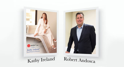 kathy ireland Worldwide®’s CEO, Kathy Ireland and INVIZA™’s CEO, Dr. Robert Andosca partner via kiSBN.
