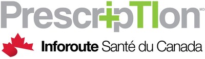 Logo de PrescripTIon/Inforoute Sant du Canada (Groupe CNW/Inforoute Sant du Canada)