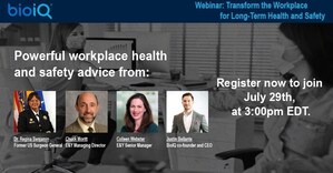 Former US Surgeon General and Ernst &amp; Young Execs Join BioIQ for Webinar Addressing Workforce Leadership and Safety During and After the Pandemic