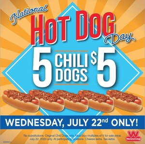 Wienerschnitzel Offering Five Chili Dogs for $5 on National Hot Dog Day