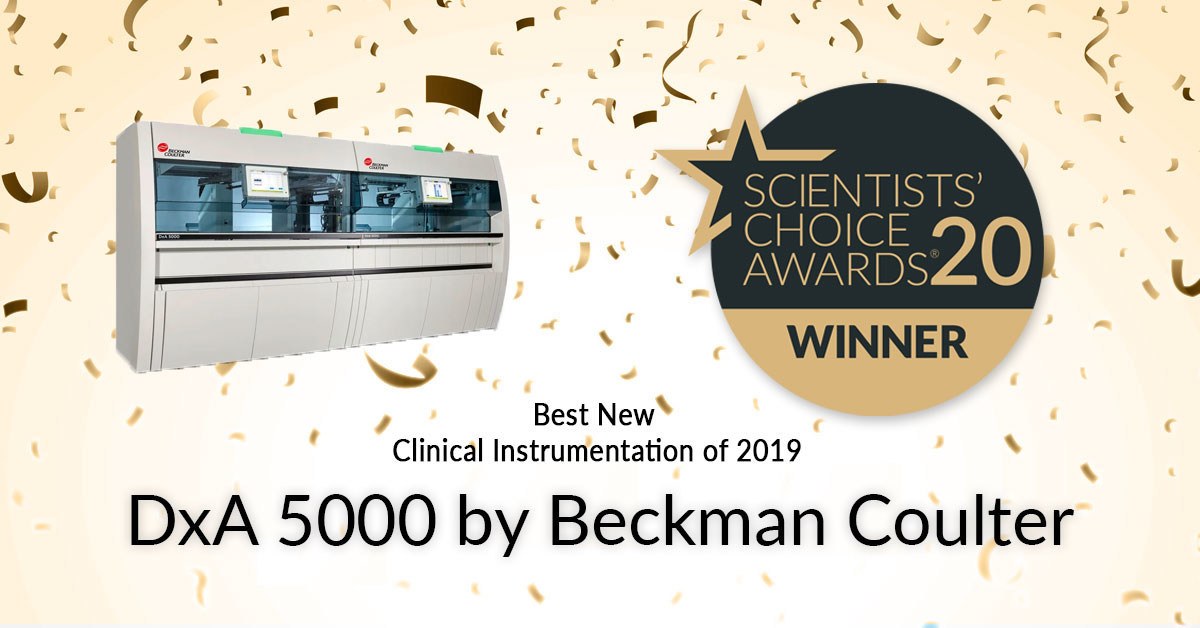Beckman Coulter Wins SelectScience Awards for Best New Clinical