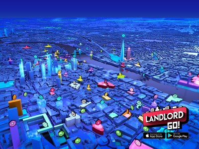 London 3D map view from game. (PRNewsfoto/Reality Games)