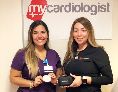 My Cardiology device nurses Jimena Justino and Kaitley Perez