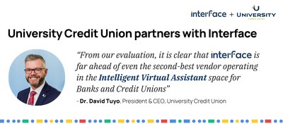 University Credit Union partners with Interface to offer premier experience to members