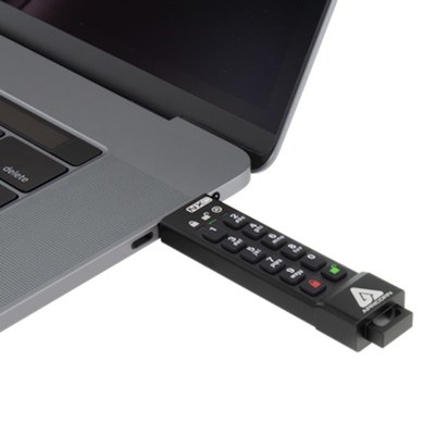 The Aegis Secure Key 3NXC is the first encrypted flashkey with USB 3.2 C-type native connectivity. Perfect for the growing remote workforce utilizing devices with USB C ports such as MacBooks and Android devices