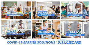 COVID-19 Protective Barriers for Schools and Public Spaces Now Available from U.S. Sign Foam Manufacturer UltraBoard