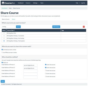 CourseArc Develops Tool that Enables Sharing of Course Content Across Counties and States