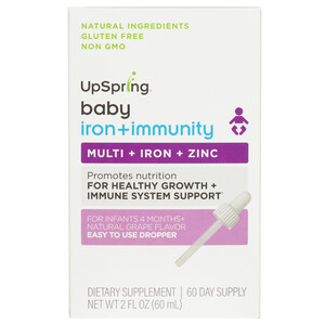 UpSpring LLC Issues Allergy Alert On Undeclared Milk In "UpSpring Baby Iron + Immunity"