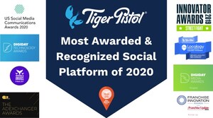 Tiger Pistol Takes Home Two U.S. Social Media Awards, the Latest in a String of Honors for the Company