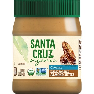 Santa Cruz Organic® Releases New Creamy Dark Roasted Almond Butter