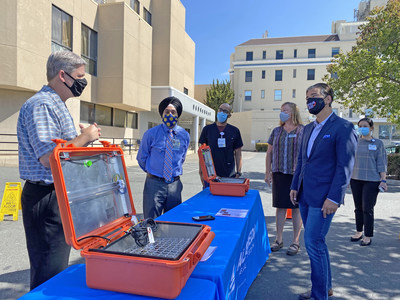 AB&I Foundry, California Metals Coalition (CMC), Assemblyman Rob Bonta (Alameda County), and MiraCosta College Technology Career Institute (TCI) discuss their efforts to provide new equipment supporting local first responders during the COVID‐19 health crisis.