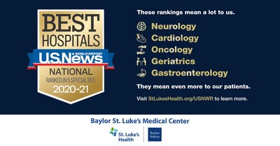 U.S. News & World Report Names Baylor St. Luke's Medical Center Among ...