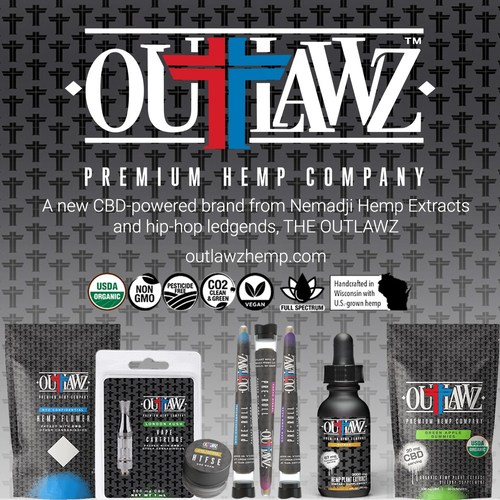 Introducing a new CBD-powered brand from Nemadji and hip-hop legends The OUTLAWZ