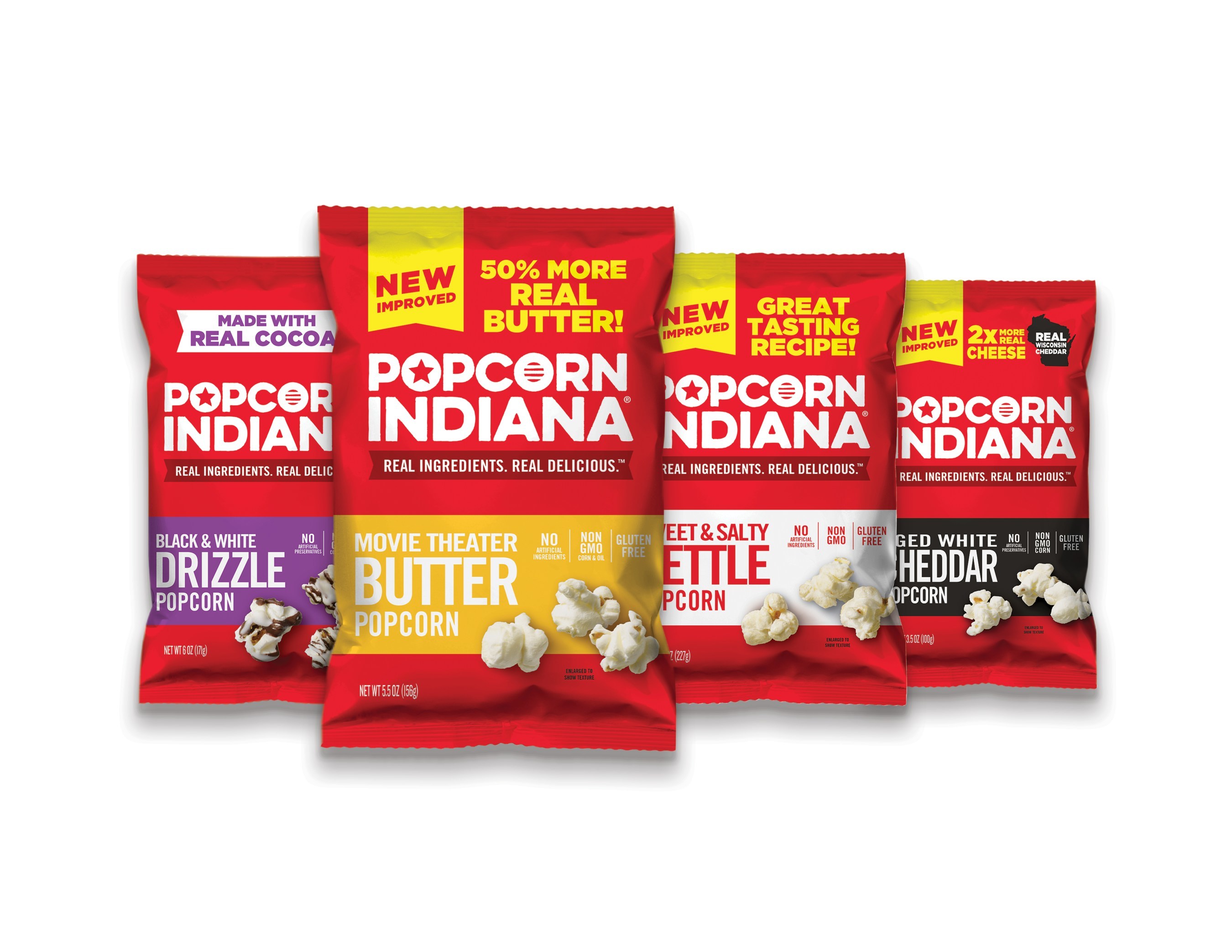 Popcorn Indiana Launches Four New Improved Flavors Of Popcorn Offering More Taste Flavor Than Ever Before