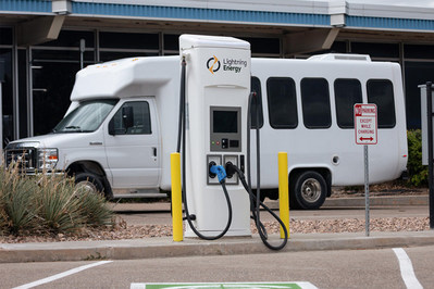 Lightning Energy provides everything needed for charging electric commercial fleet vehicles