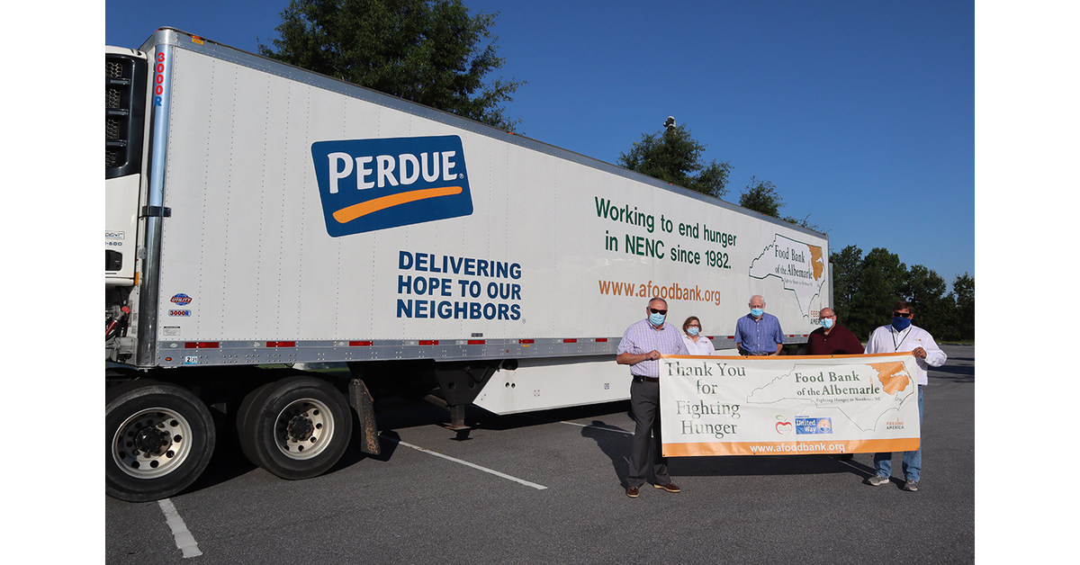 Perdue Farms 100,000 Grant Provides Food Bank of the Albemarle New