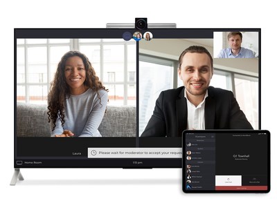 Take control of large meetings, such as town halls, all-hands, and virtual e-learning, with Highfive's new Moderated Meetings feature.