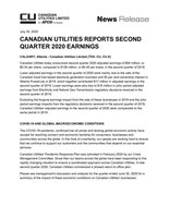 Canadian Utilities Limited Q2 2020 Earnings (CNW Group/Canadian Utilities Limited)