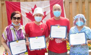 First Base Inc. Helps Mariann Home Celebrate Its Outstanding Everyday Heroes in a Special Way