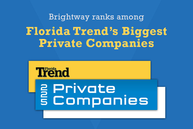 Brightway Insurance makes Florida Trend's list of Top Private Companies 10 years in a row