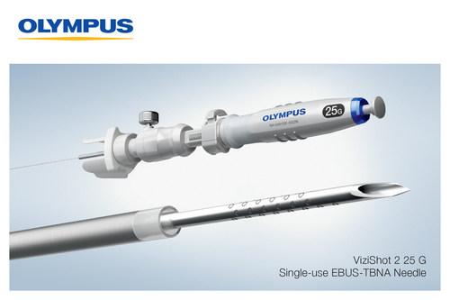 Olympus announces the launch of the ViziShot 2 25 G, the smallest of the Olympus EBUS-TBNA needle portfolio, expanding physician capabilities in lung cancer diagnosis and staging.