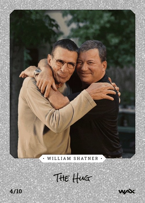 William Shatner Digital Trading Card NFT available on the WAX Blockchain