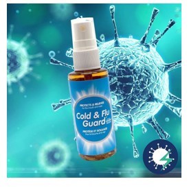 COLD &amp; FLU GUARD™, a novel organic barrier, deactivates &gt;99.9% of enveloped viruses in minutes