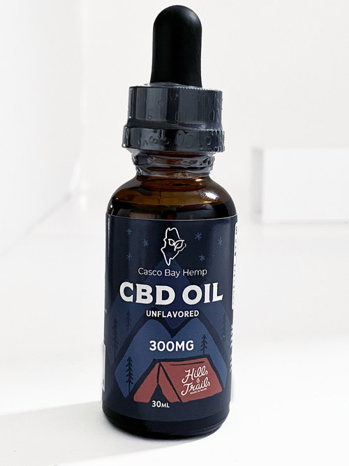 Casco Bay Hemp and Hills & Trails collaborate on a 300mg CBD Tincture to fundraise for the Biddeford Food Bank.