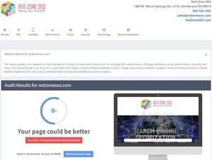 Las Vegas SEO Company Red Zone SEO Introduces Free SEO Review Tool