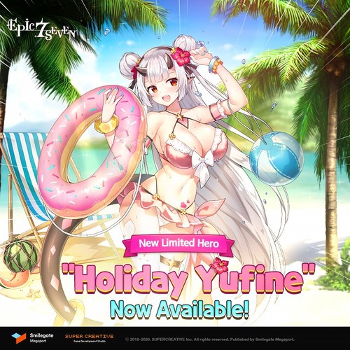 Epic Seven Releases New Limited Hero “Holiday Yufine”